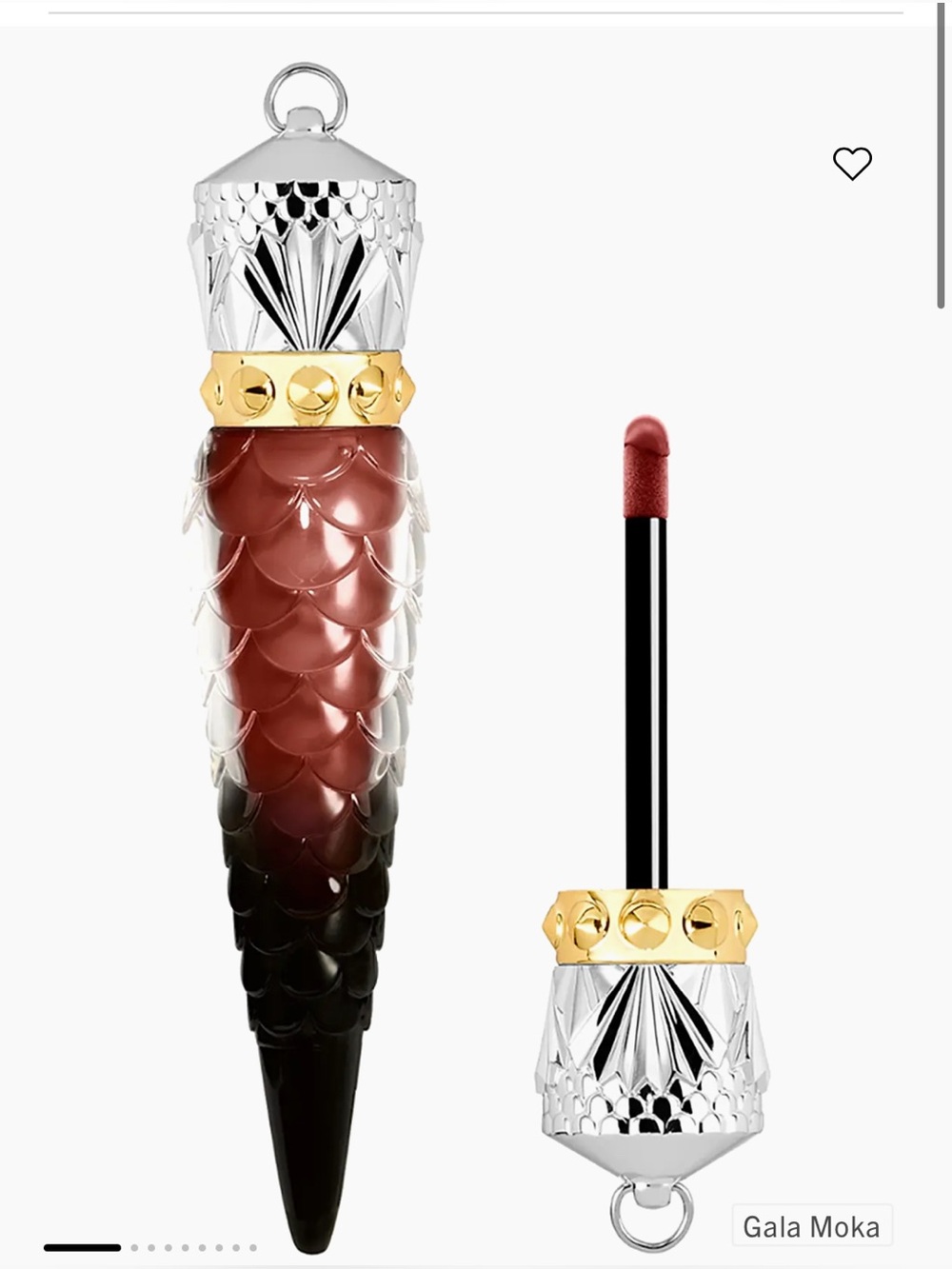 Christian Louboutin Gala Moka Velvet Liquid Lipstick — 417F NIB